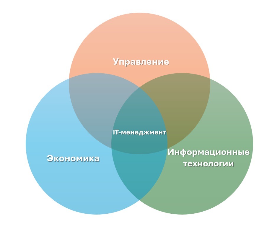 IT-менеджеру важно сохранять баланс своих знаний во всех трех областях профессии