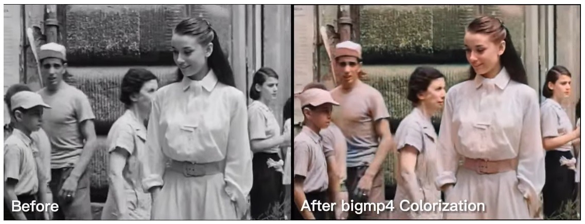 Кадры из знаменитого фильма «Римские каникулы» обрели новую жизнь с помощью нейросети