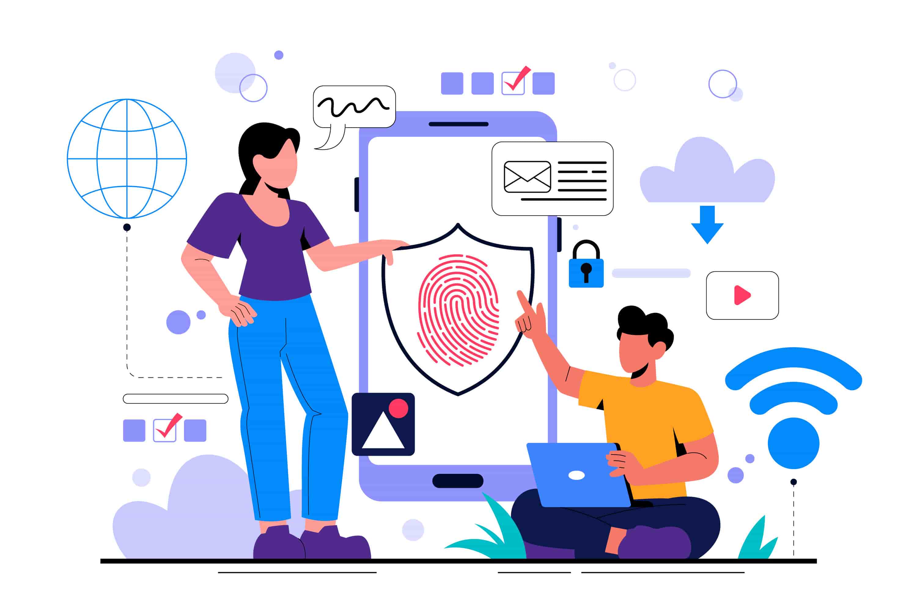 Выделяют разные типы информационной безопасности