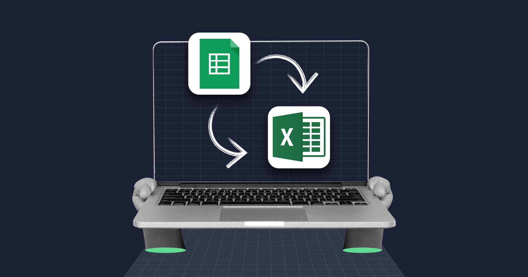 Как перенести данные из Google Таблиц в Excel