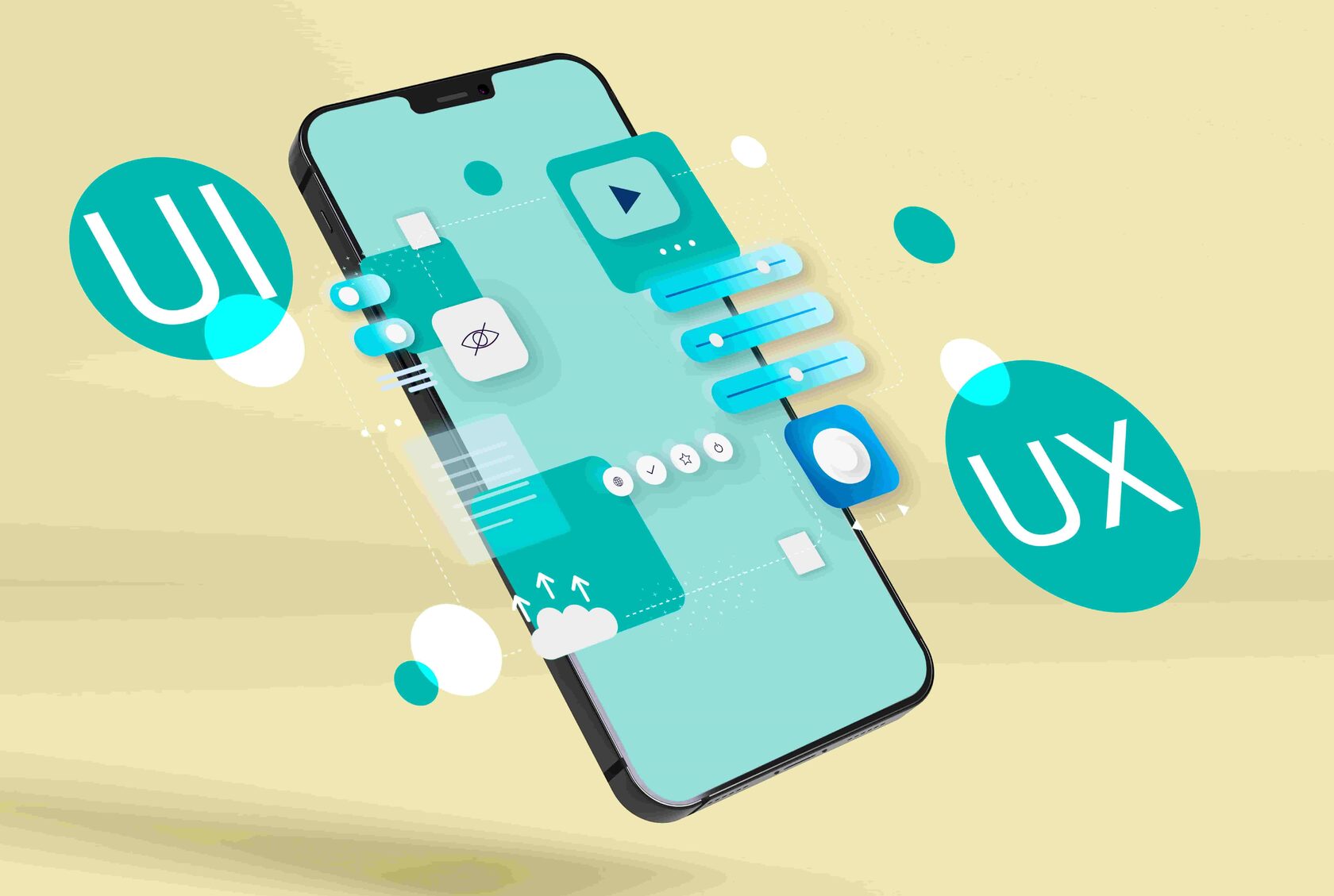 Основные элементы интерфейса — контентные блоки