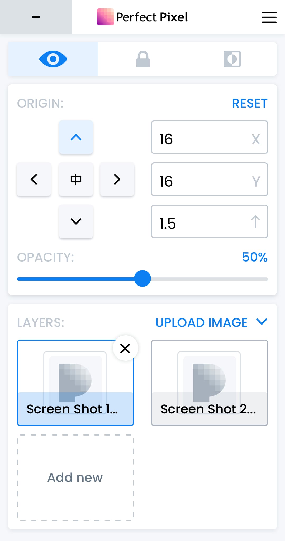 Установка браузерного расширения PerfectPixel